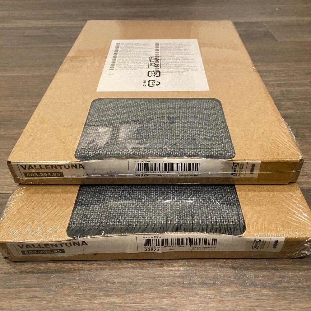 Lot 2 New ! IKEA VALLENTUNA Cover For Armrest Gray 603.294.95